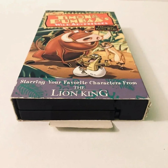 Timon & Pumbaas Wild Adventures VHS Lot Hangin With Baby and True Guts - Picture 13 of 16